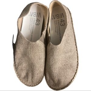 VIBA E Zuma | Linen Zuma Oak Brown Slip-on Shoes SZ43